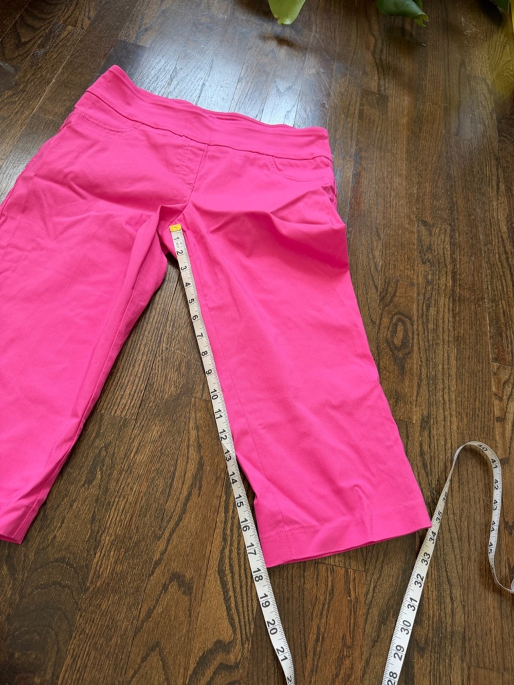 Ruby Rd. Hot Pink Pull-On Capri Pants - Picture 9 of 11